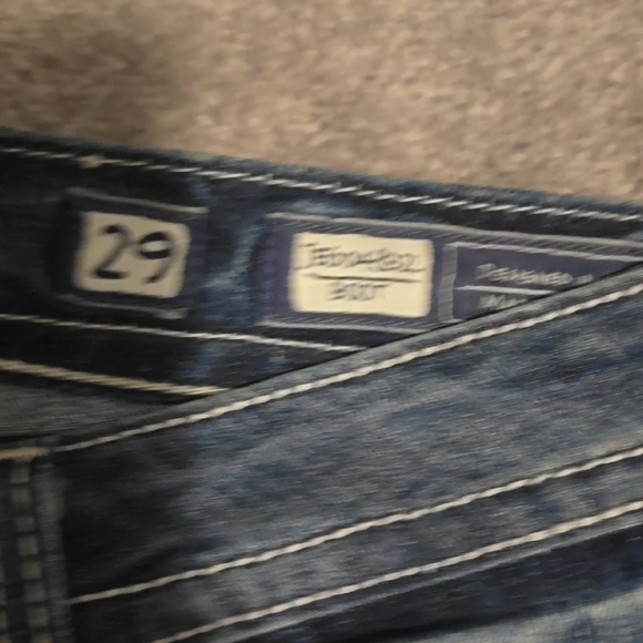MISS ME Women's Blue Jeans with Embellished Pocket - Picture 3 of 3